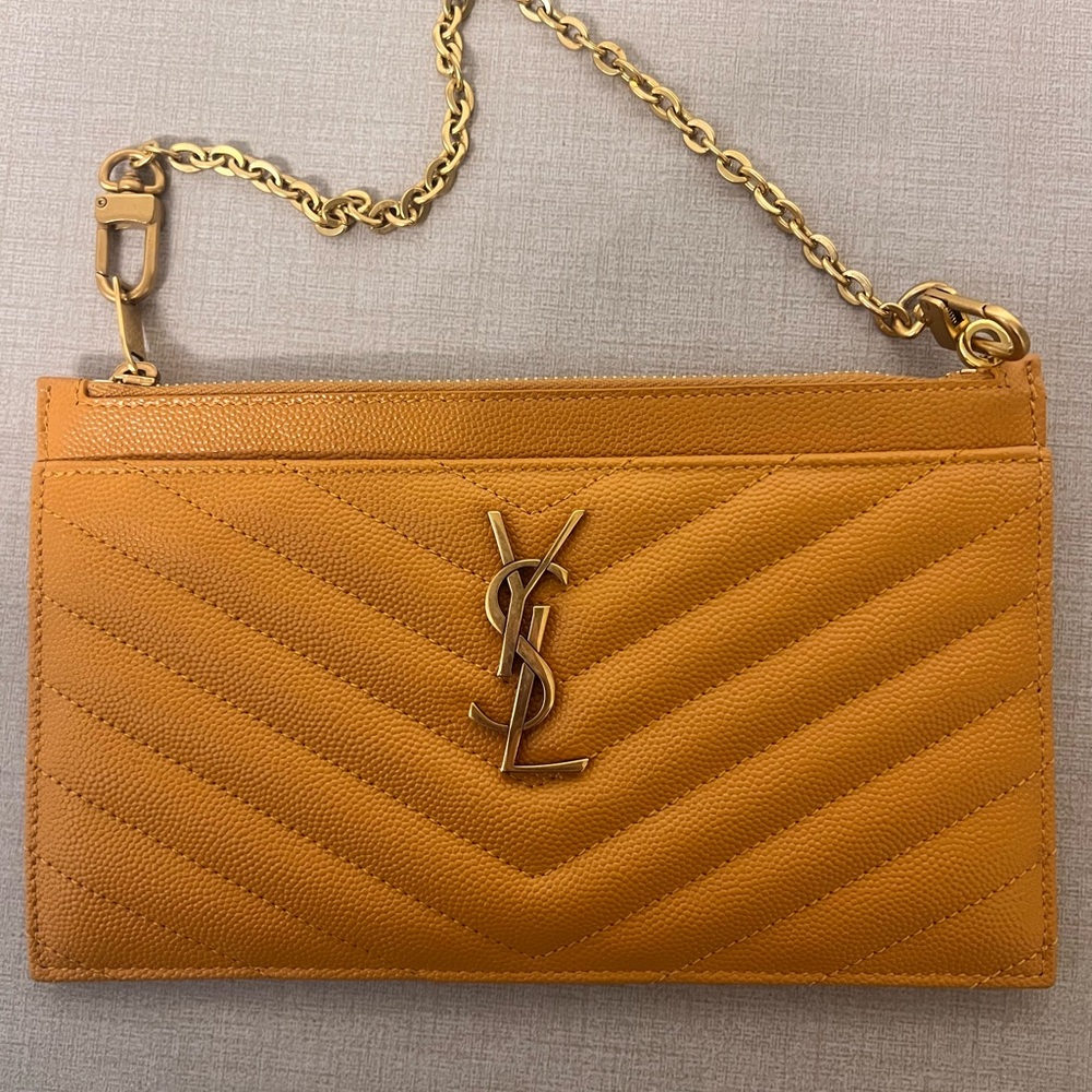 YSL Zipped Pouch Wallet